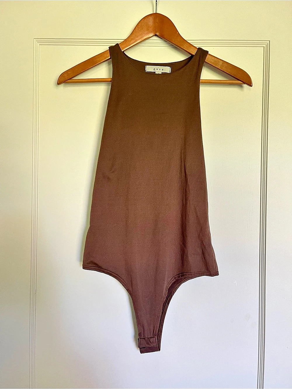 Gaze Brown Bodysuit